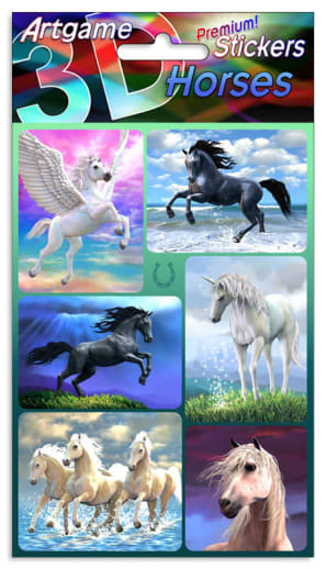 Horses 3D Stickers