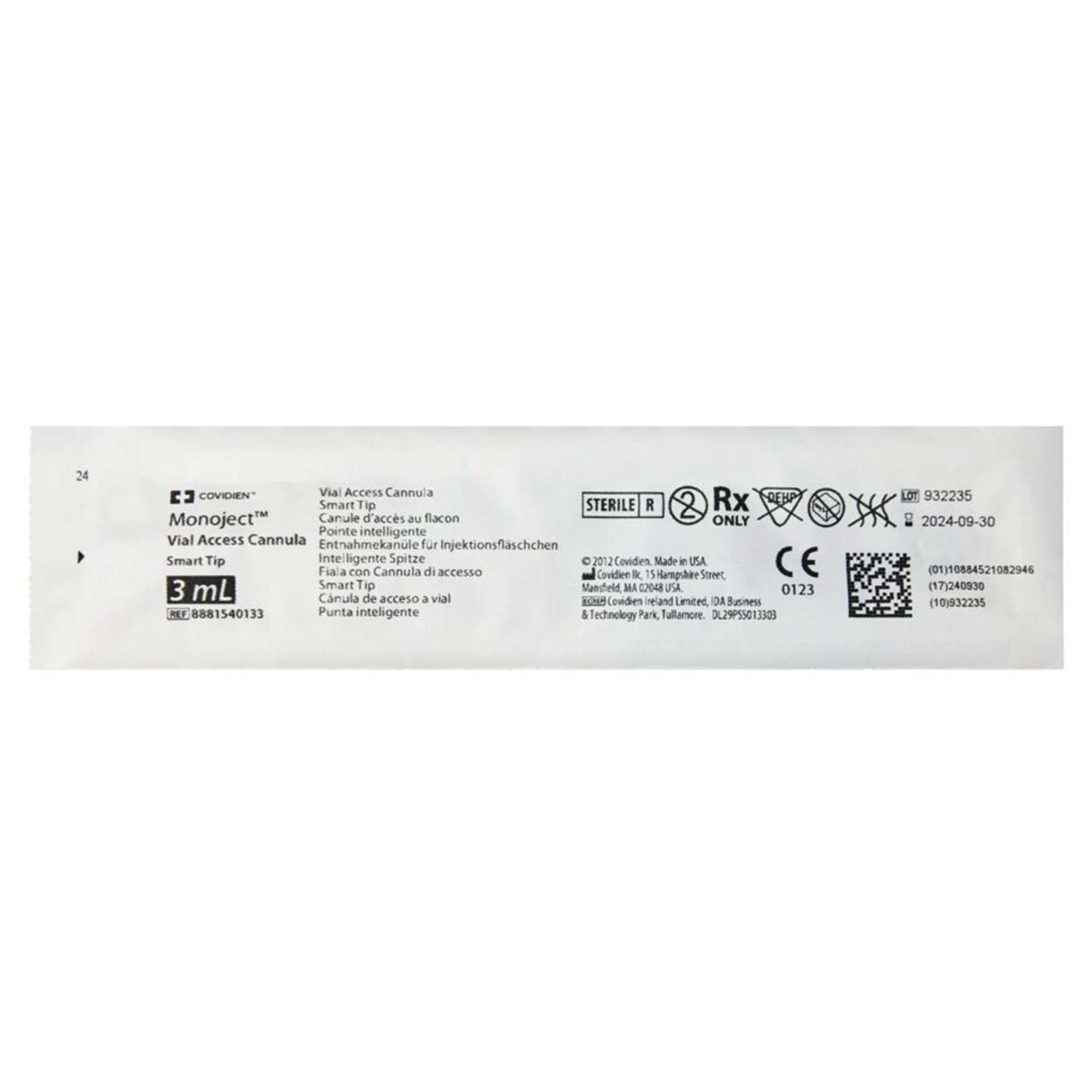 Monoject SmarTip Cannula with 3 mL Syringe MK 553648