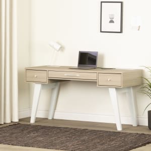 Helsy - Computer Desk with Power Bar Helsy - Computer Desk with Power Bar