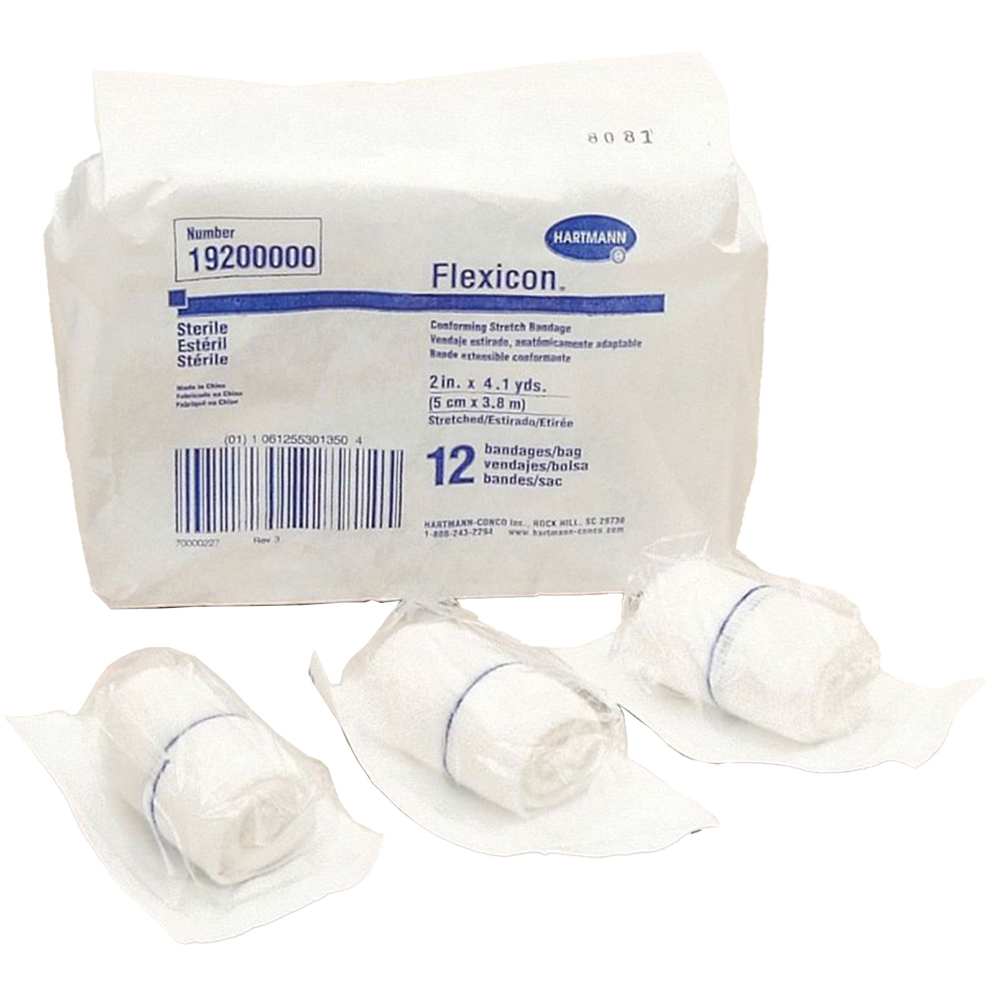 Flexicon Sterile Conforming Bandage, 2 Inch x 4-1/10 Yard, 1-Ply MK 442351