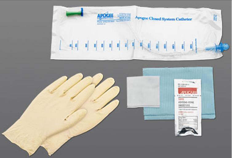 Apogee Intermittent Catheter Kit, 14 Fr., Straight MK 687078