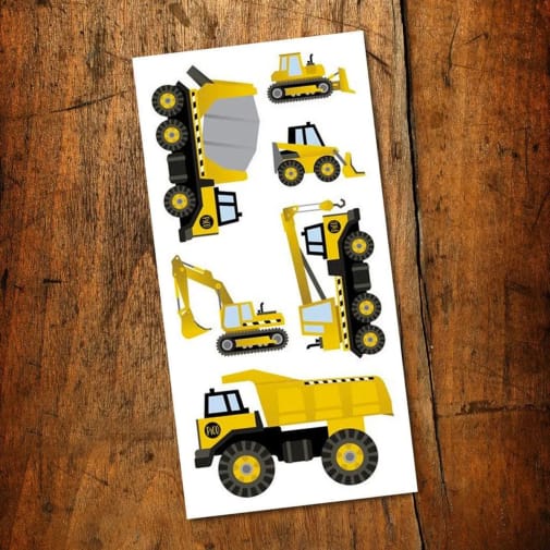 Brummmm... The Trucks Temporary Tattoos