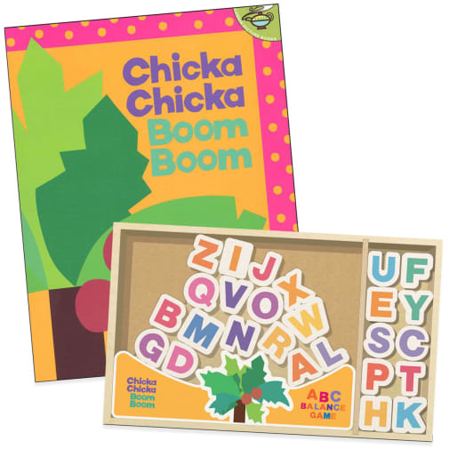 Chicka Chicka Boom Boom Book and Balance Game Set