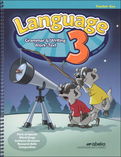 Abeka Language Arts 3 Teacher Key (5th Edition)