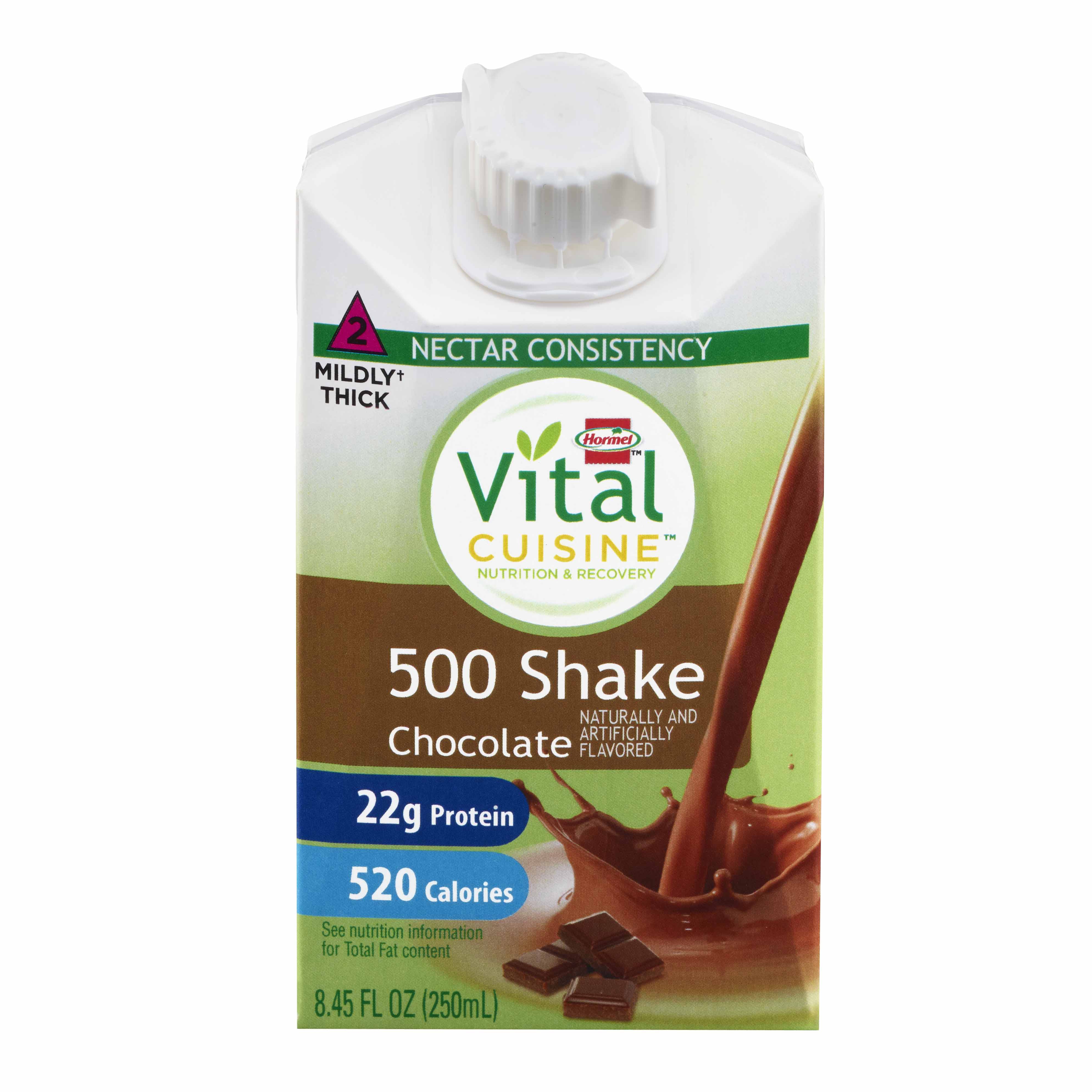 Vital Cuisine 500 Shake Chocolate Nutrition and Recovery, 8.45 oz. Carton MK 1083958