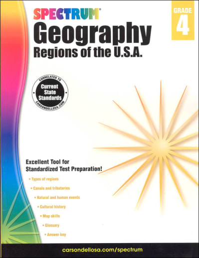 Spectrum Geography 2014 Grade 4 - Regions of the USA