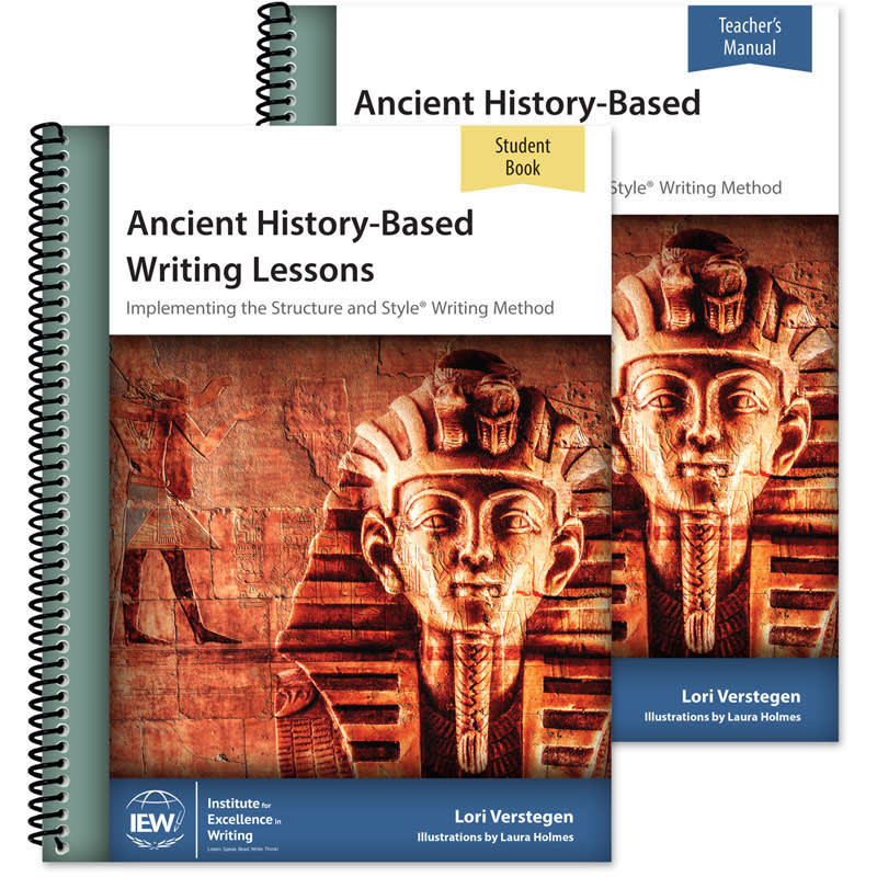 Ancient History-Based Writing Lessons Teacher/Student Combo (6th Edition)