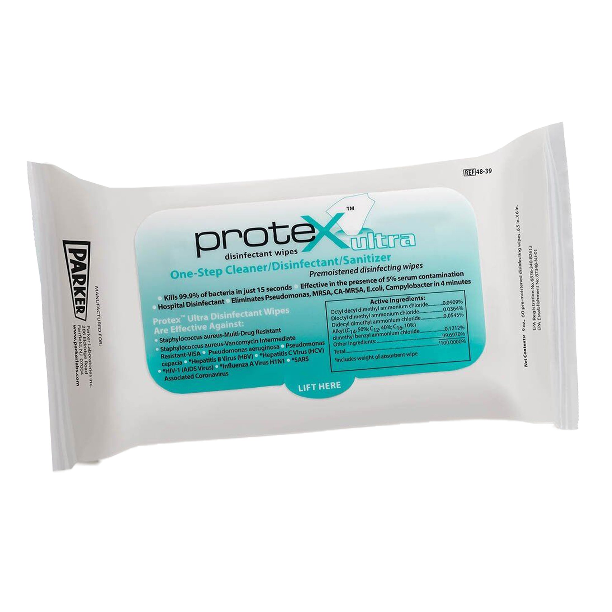 Protex Ultra Disinfectant Wipes, 6.5 x 6 Inch MK 1181627