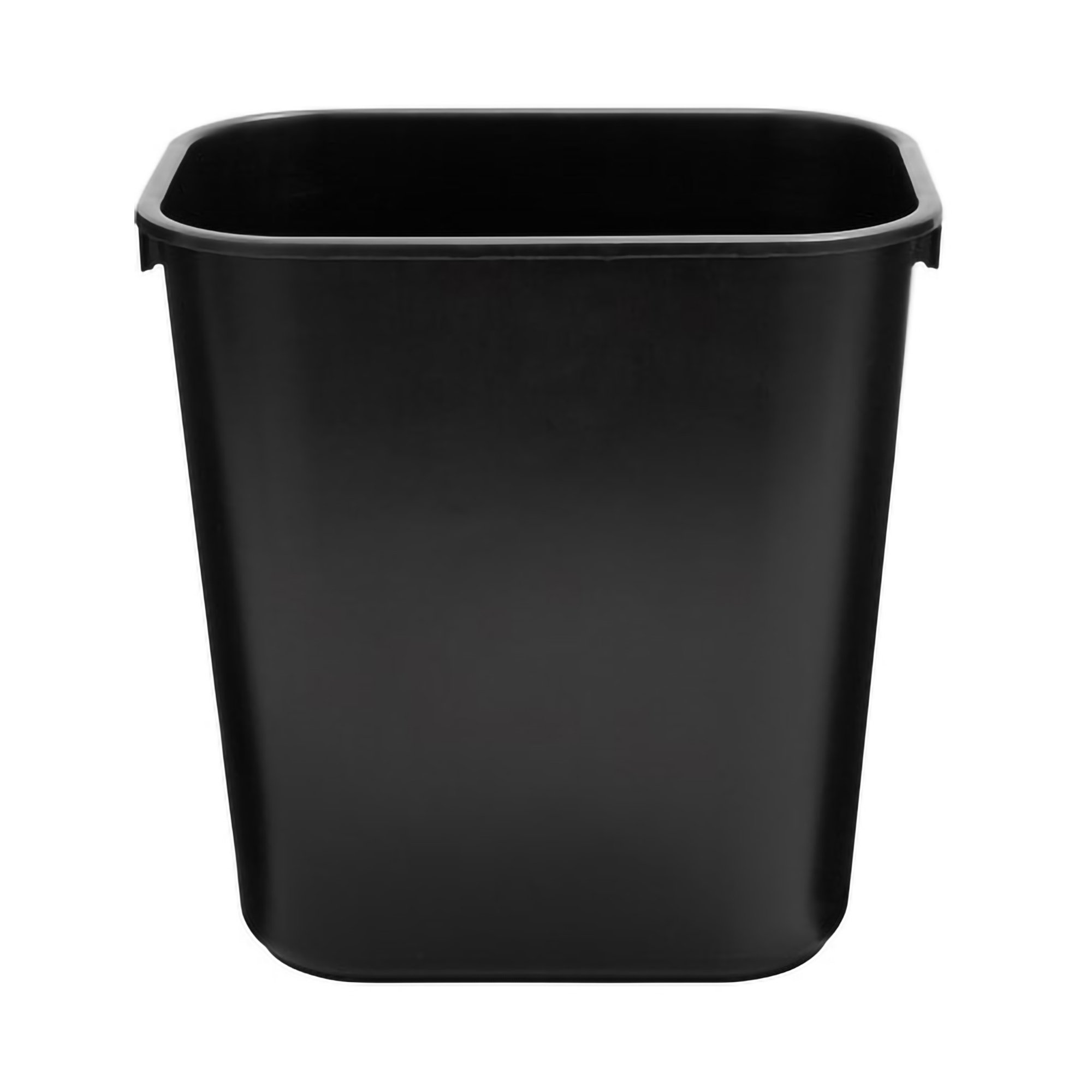 Deskside Wastepaper Basket, 3.25 Gallon Capacity, Black MK 772237