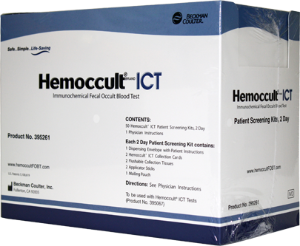 Hemoccult ICT 2-Day iFOB or FIT Colorectal Cancer Collection and Screening Kit MK 695783