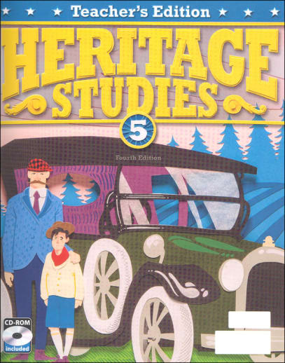 BJU Press Heritage Studies 5 Teacher Book with CD 4th Edition