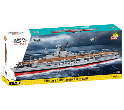 COBI Aircraft Carrier Graf Zeppelin - 3136 pieces (World War II Historical Collection)