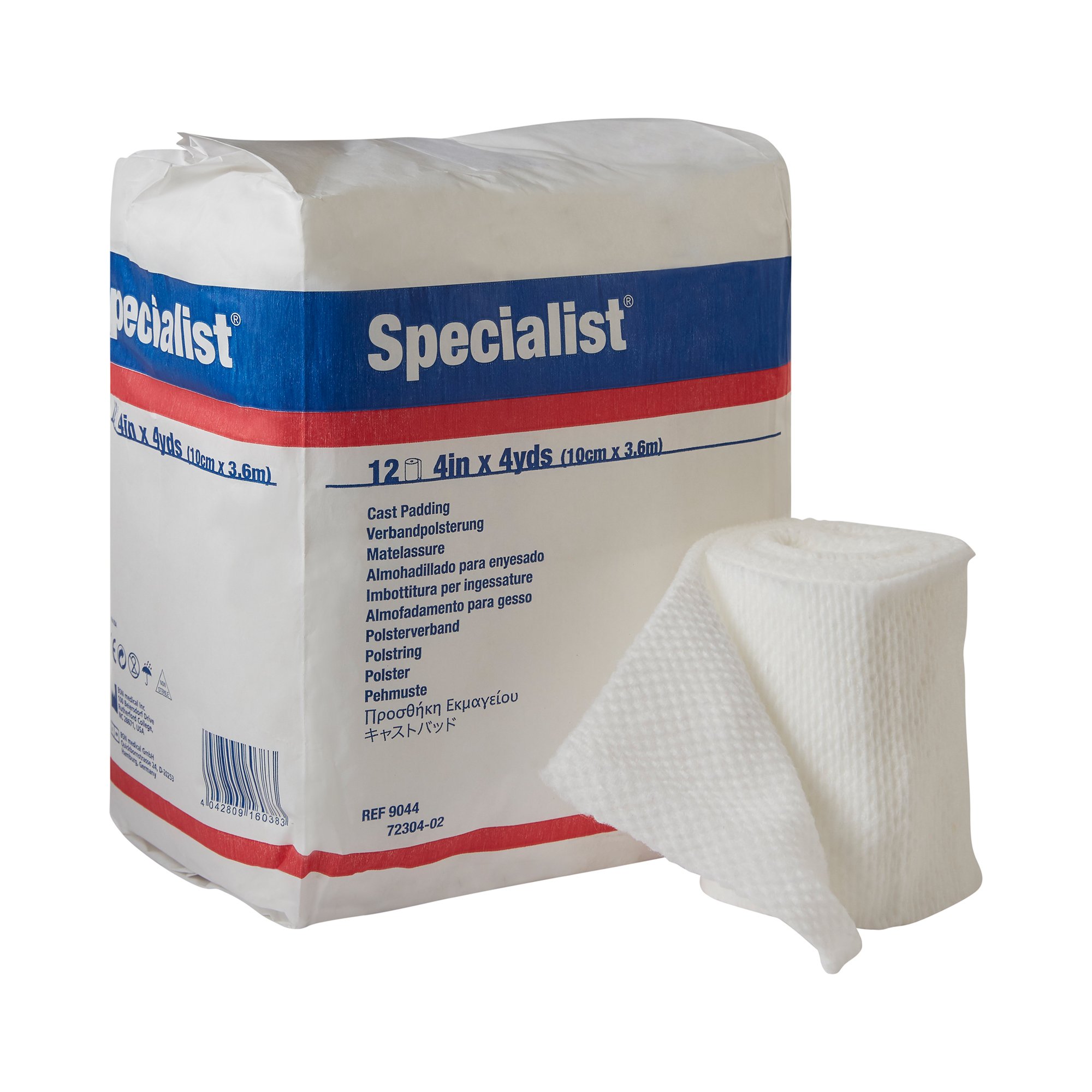 Specialist White Cotton / Rayon Undercast Cast Padding, 4 Inch x 4 Yard MK 4894