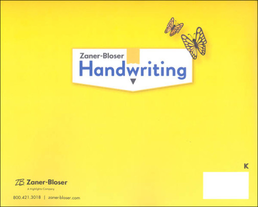 Zaner-Bloser Handwriting © 2025 Grade K Comprehensive