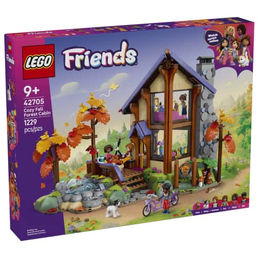 LEGO Friends Cozy Fall Forest Cabin (42705)