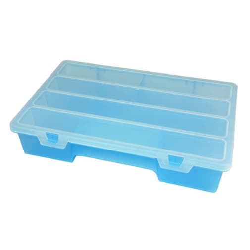 Organizer Case: Medium - Translucent Blue