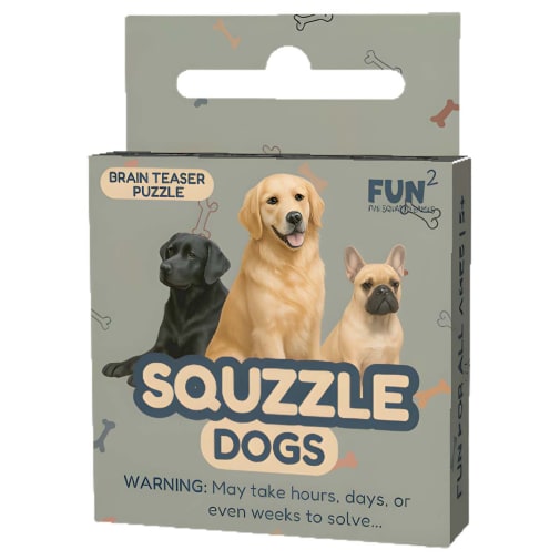 Squzzle Brain Teaser Puzzle - Dogs