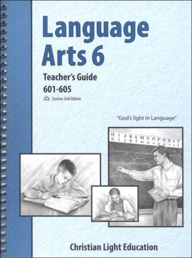 Language Arts LightUnit 601-605 Teacher's Guide Sunrise 2nd Edition