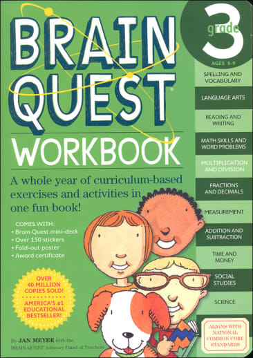 Brain Quest Workbook Grade 3