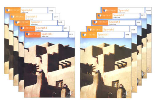 Spanish 1 Set of 10 Lifepacs Only