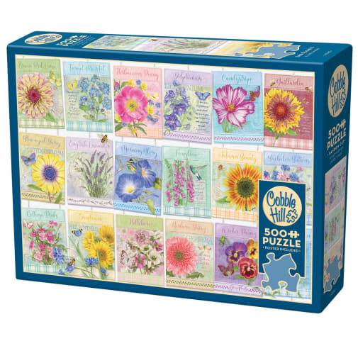 Cobble Hill Seed Packets Puzzle (500 piece)
