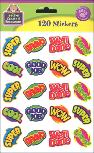 Positive Words Stickers (120 per pack)