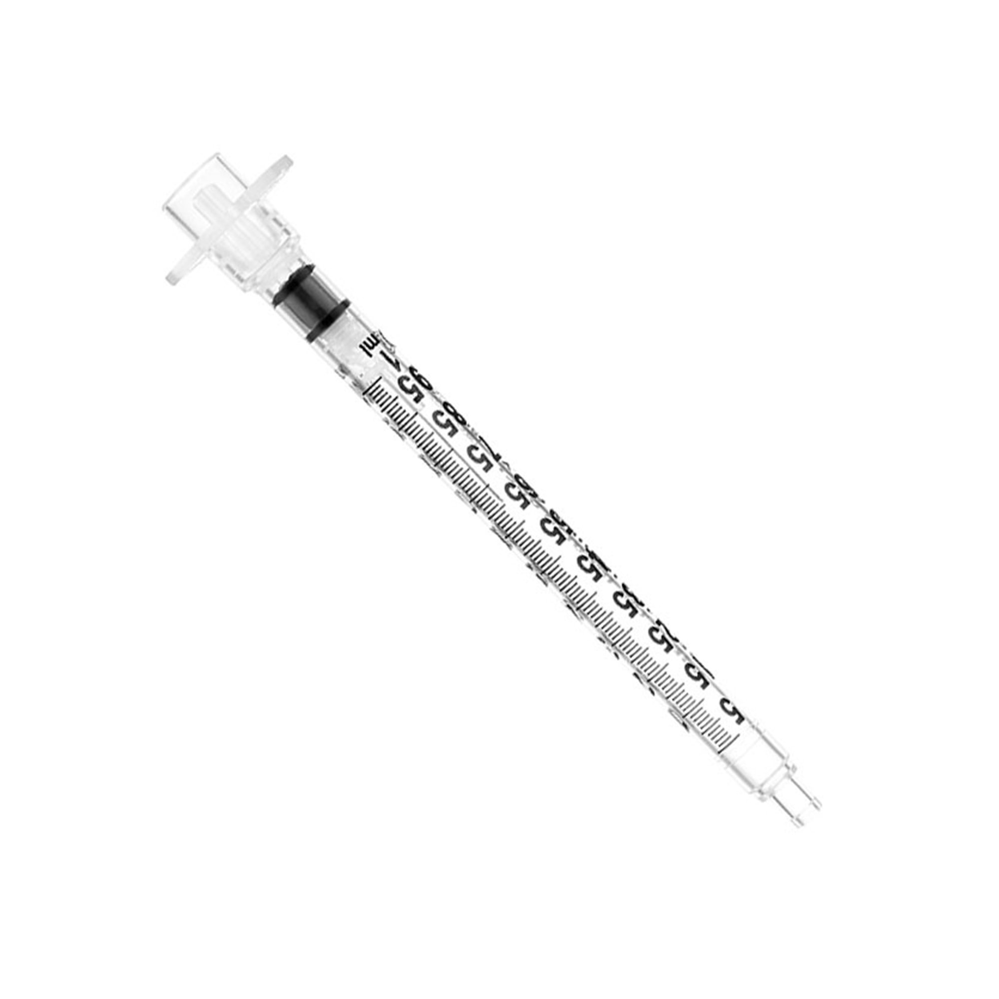 Sol-Care 1 mL Insulin Syringe with Needle, 29 Gauge, 1/2 Inch Needle Length MK 496290
