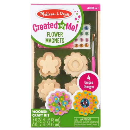 Melissa & Doug Created by Me! Flower Magnets Wooden Craft Kit