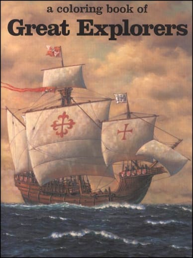 Great Explorers Coloring Book