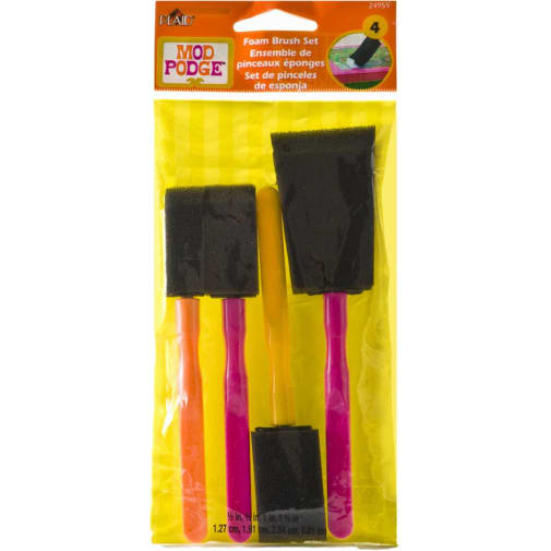 Mod Podge Foam Brush Set (4 piece)