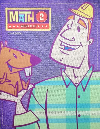 BJU Press Math 2 Student Worktext 4th Edition (copyright update)