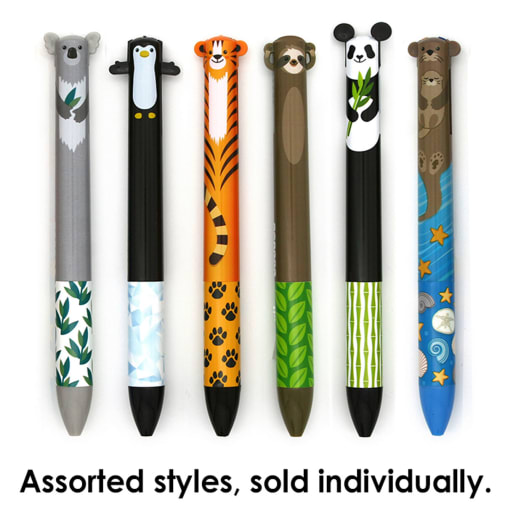 Cute Creatures 2 Color Click Pen(asstd style)