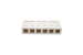 Keystone Surface Mount Box, 6 Port, White