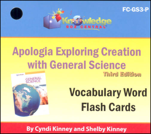 Apologia General Science 3rd Edition Flashcards Printed