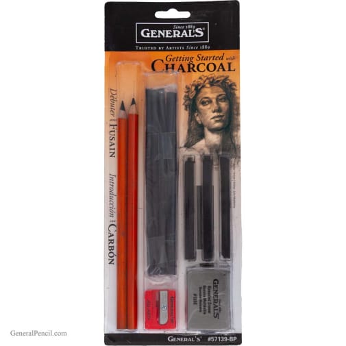 General's Getting Started with Charcoal Original Drawing Pencils