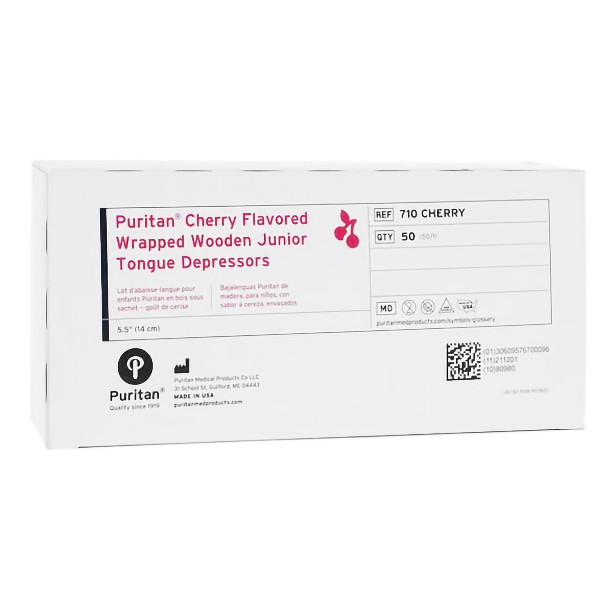 Puritan Cherry Flavor Tongue Depressor MK 178685