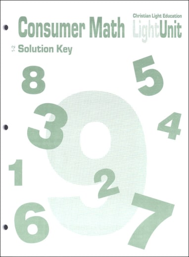 Consumer Math LightUnits Answer Key 1-2