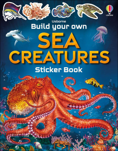 Build Your Own Sea Creatures Sticker Book