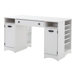 Craft Table with Storage - Large Work Surface - Multiple Storage Spaces