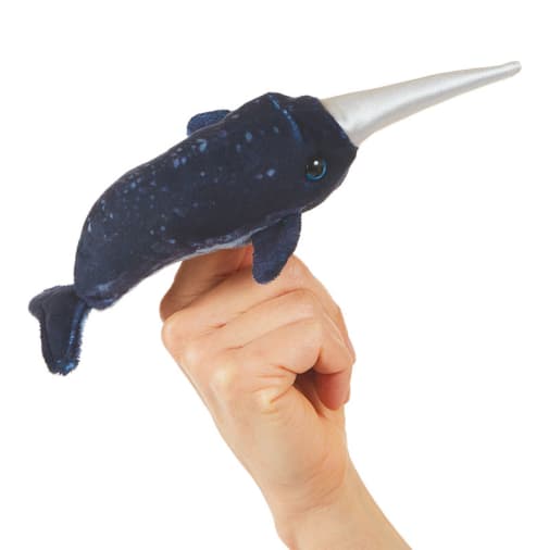 Mini Narwhal Finger Puppet