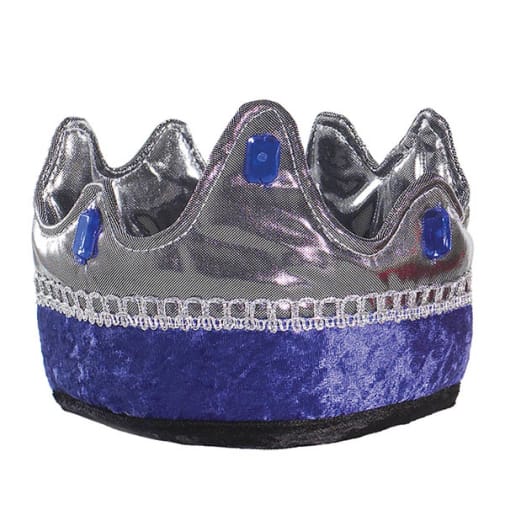 Great Pretenders King Crown - Silver/Blue