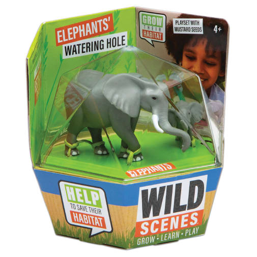 Wild Scenes Elephants' Watering Hole