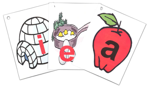 Right Brain Phonics Flash Cards