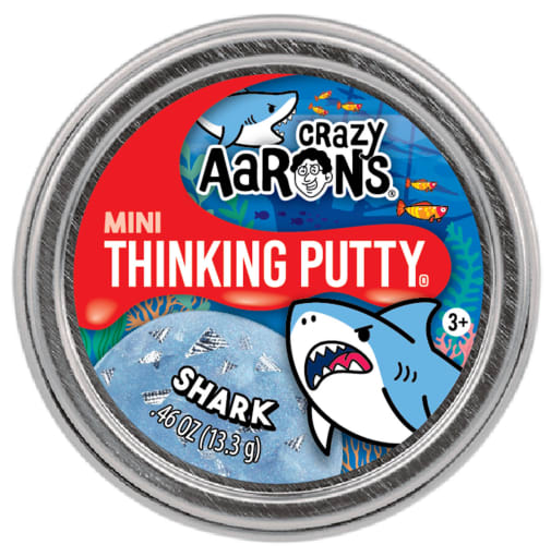 Crazy Aaron's Shark Thinking Putty 2" Mini Tin