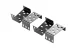 Gruber 4ft Cable Management End Mount Channel, Black
