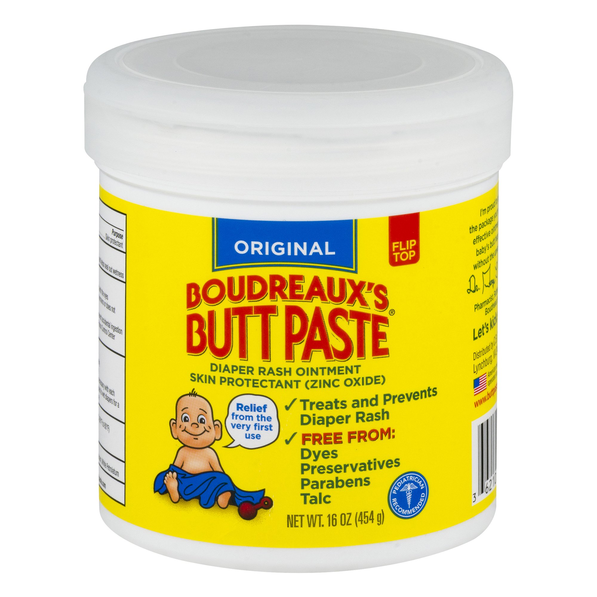 Boudreaux's Butt Paste Diaper Rash Treatment 16 oz. Jar MK 868450