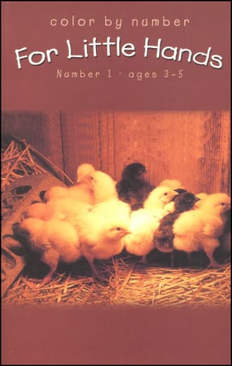 Color by Number For Little Hands Number 1