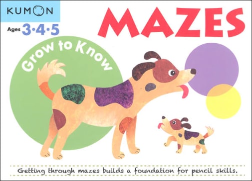 Grow to Know Mazes Workbook (Pre-K)