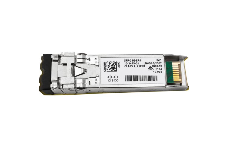 Cisco SFP28 Transceiver, 25Gbps/ER/Industrial Temp, Refurbished