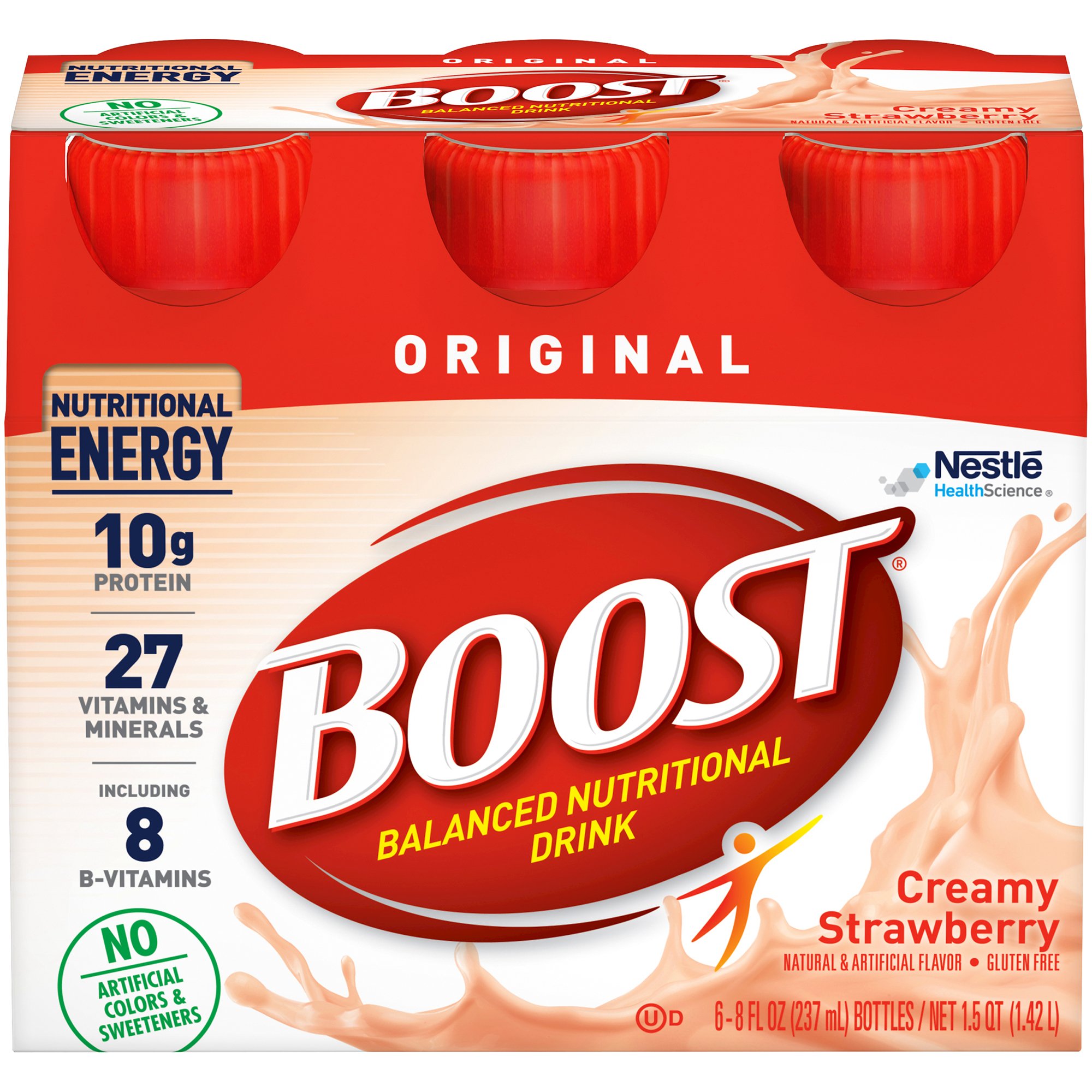 Boost Original Strawberry Balanced Nutritional Drink, 8-ounce bottle MK 983722